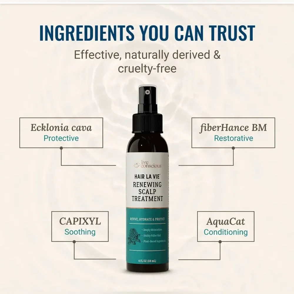 Live Conscious Hair La Vie Renewing Scalp Treatment| 4 oz